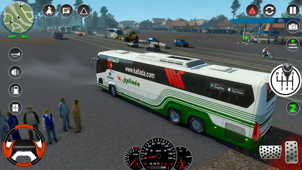 Bus Simulator 2023 - City Bus [МОД: Деньги, Монеты и Меню MOD] Screenshot 4
