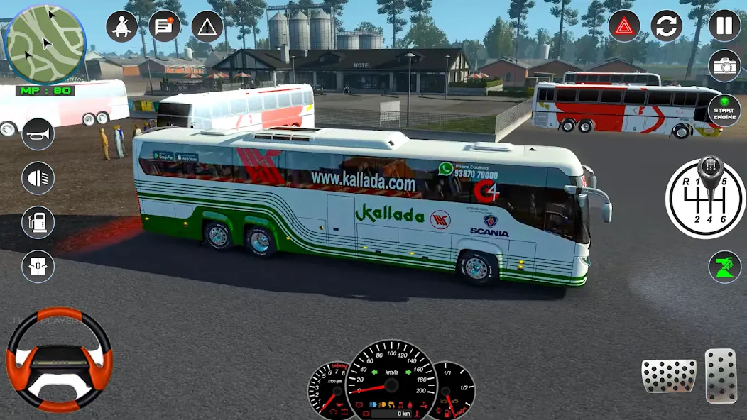 Bus Simulator 2023 - City Bus [МОД: Деньги, Монеты и Меню MOD] Screenshot 5