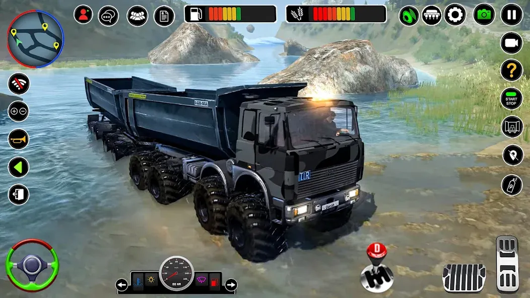 Offroad Mud Truck Simulator 3D [МОД: Много денег, Монет и Все открыто] Screenshot 2