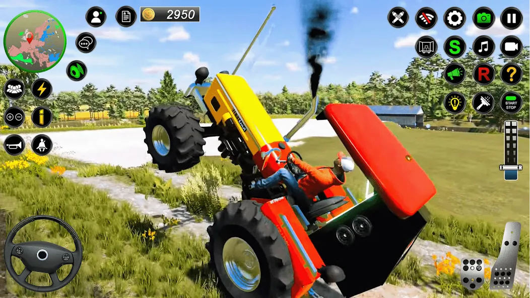 Real Farmer Tractor Drive Game (Фармер Трактор 3Д Фермерские Игры) [МОД: Много денег, Монет и Все открыто] Screenshot 1