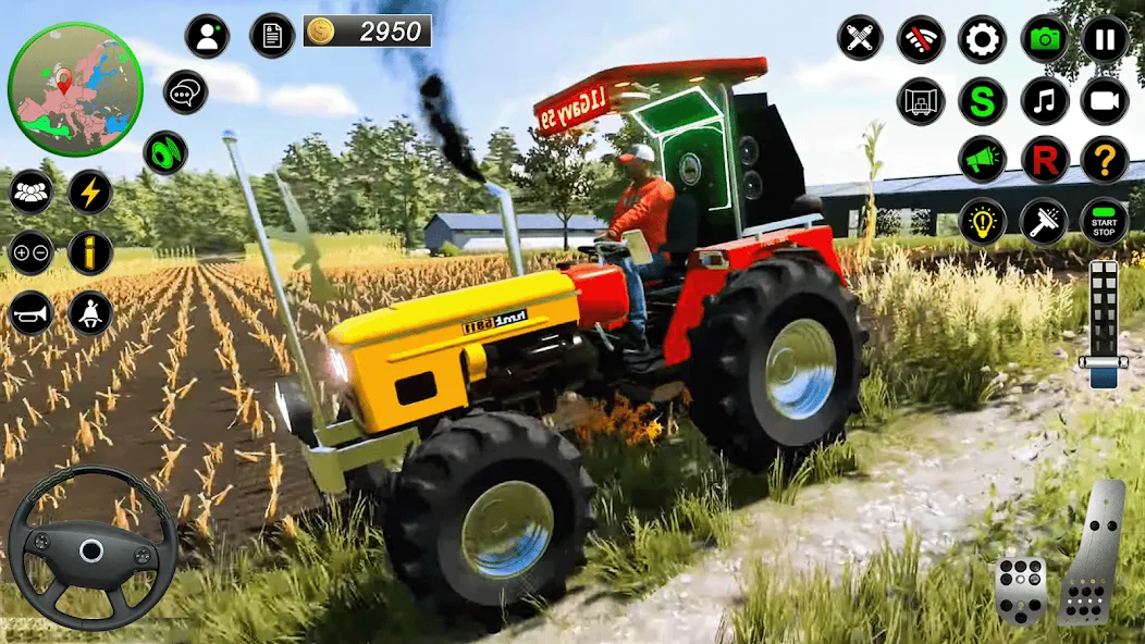 Real Farmer Tractor Drive Game (Фармер Трактор 3Д Фермерские Игры) [МОД: Много денег, Монет и Все открыто] Screenshot 3