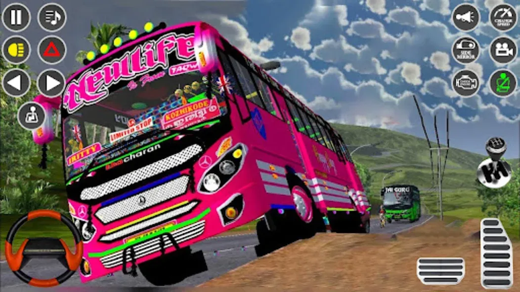 Real Passenger Bus Driving Sim [МОД: Меню, Бесконечные монеты и Открытые уровни] Screenshot 4