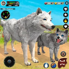 Скачать Wild Wolf Simulator Games [МОД: Все открыто, Дополнительные деньги и Меню MOD] | Взлом Wild Wolf Simulator Games на Андроид