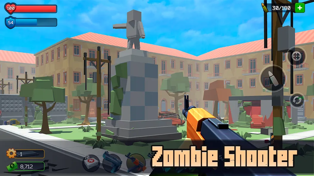 Pixel Combat: Zombies Strike (Пиксельный бой) [МОД: Бесконечные деньги, Монеты и Мега MOD] Screenshot 5