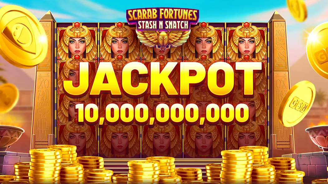 GSN Casino: Slot Machine Games (ГСН Казино) [МОД: Бесконечные деньги, Монеты и Мега MOD] Screenshot 5