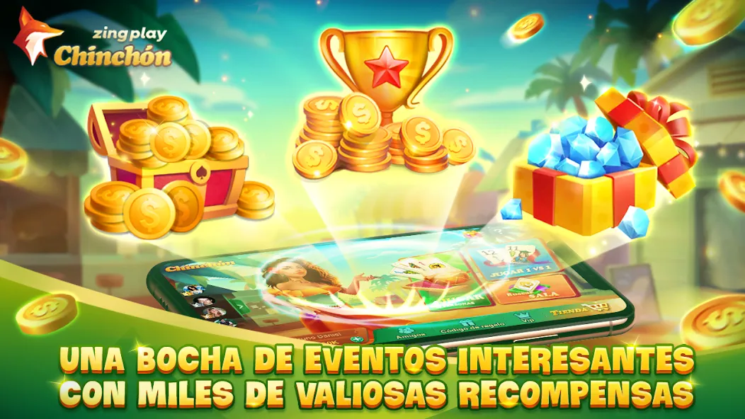 ChinChón Zingplay Juego Online [МОД: Бесконечные деньги, Монеты и Мега MOD] Screenshot 2