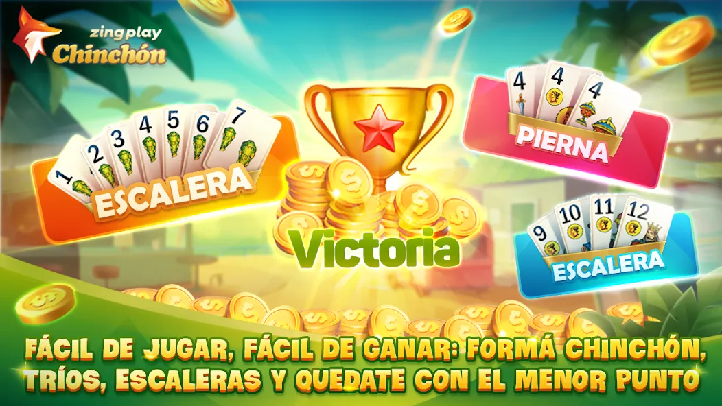 ChinChón Zingplay Juego Online [МОД: Бесконечные деньги, Монеты и Мега MOD] Screenshot 3