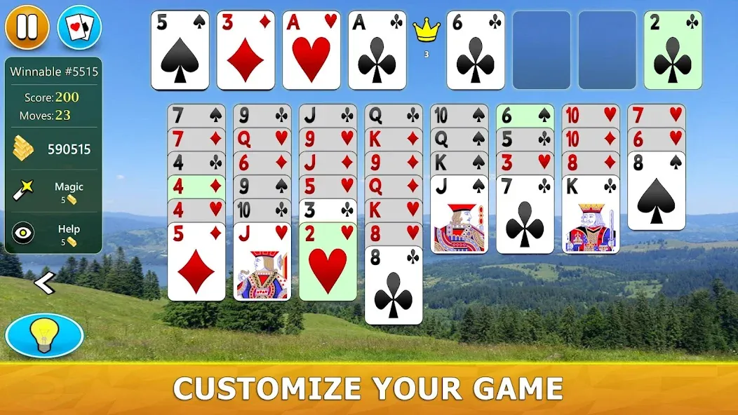 FreeCell Solitaire - Card Game [МОД: Много монет, Открытые уровни и Мега MOD] Screenshot 4