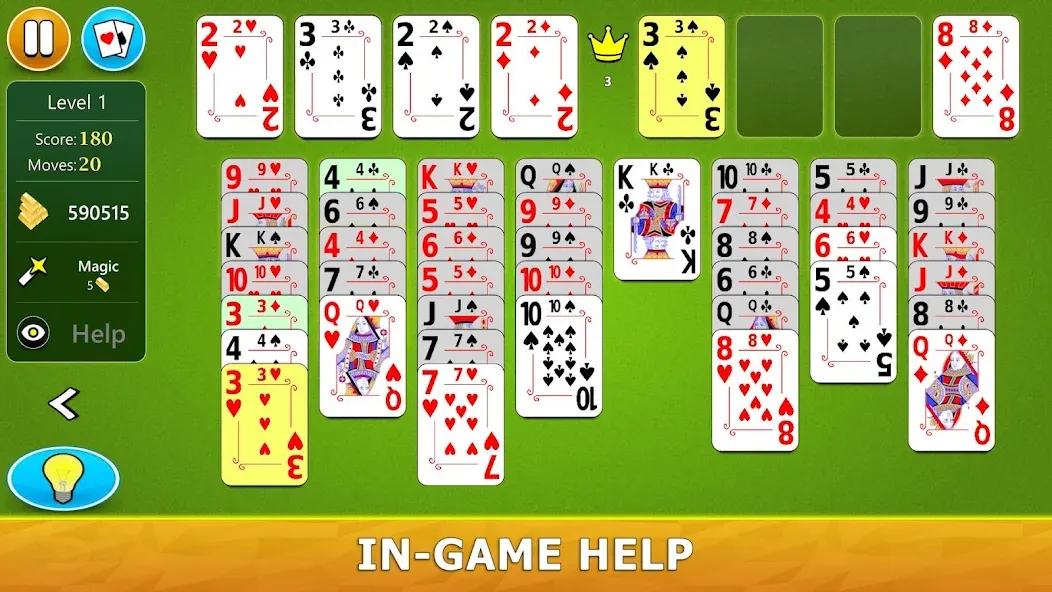FreeCell Solitaire - Card Game [МОД: Много монет, Открытые уровни и Мега MOD] Screenshot 5