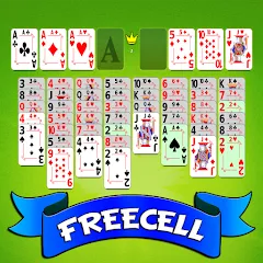 Скачать FreeCell Solitaire - Card Game [МОД: Много монет, Открытые уровни и Мега MOD] | Взлом FreeCell Solitaire - Card Game на Андроид
