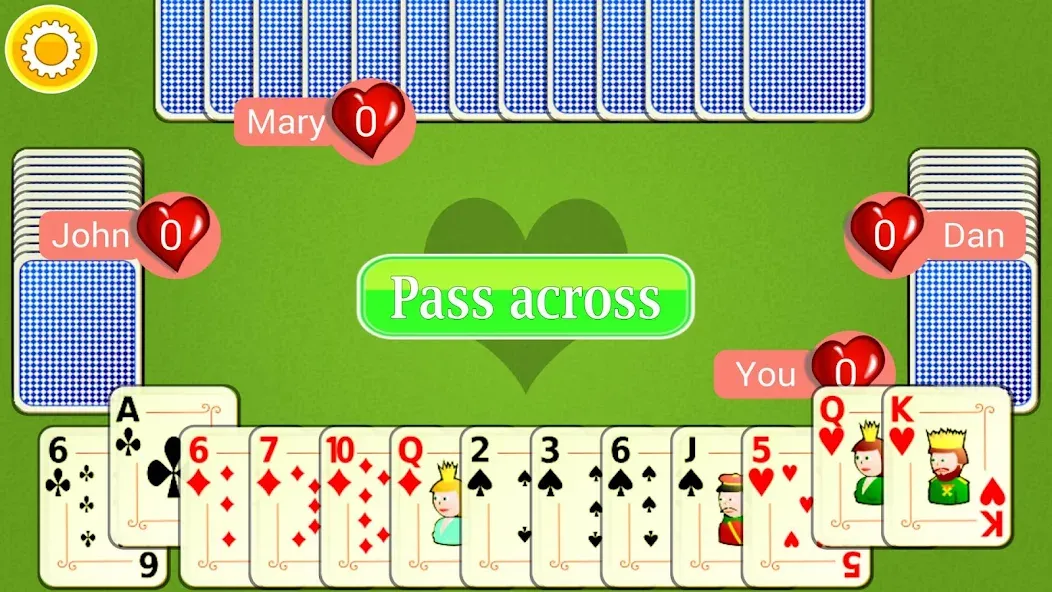 Hearts Mobile [МОД: Все открыто, Дополнительные деньги и Меню MOD] Screenshot 3