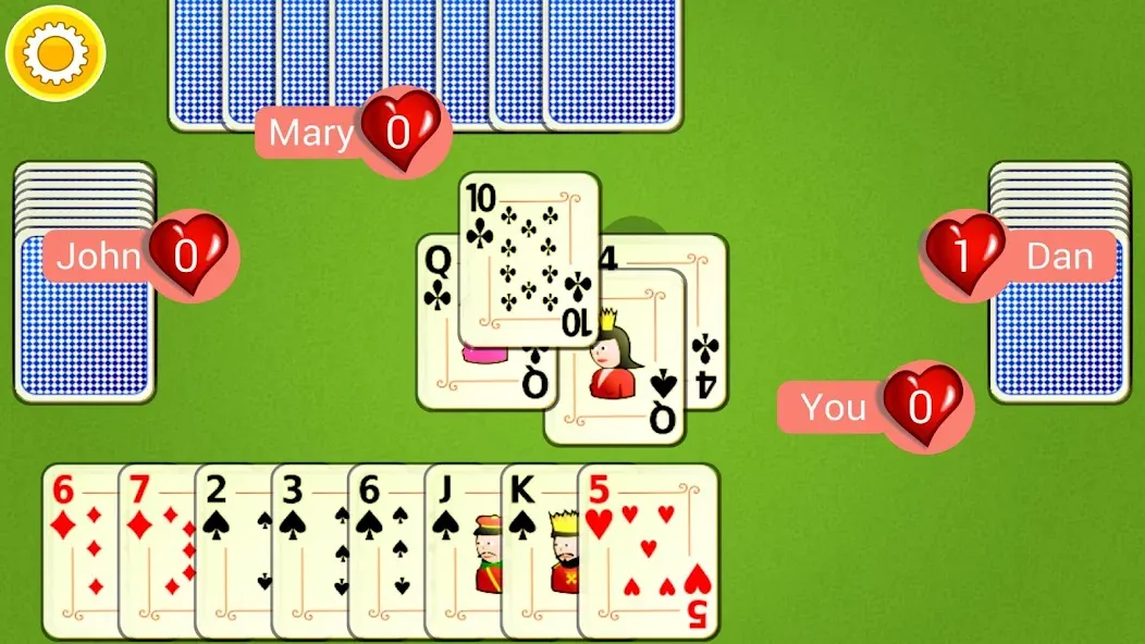 Hearts Mobile [МОД: Все открыто, Дополнительные деньги и Меню MOD] Screenshot 5