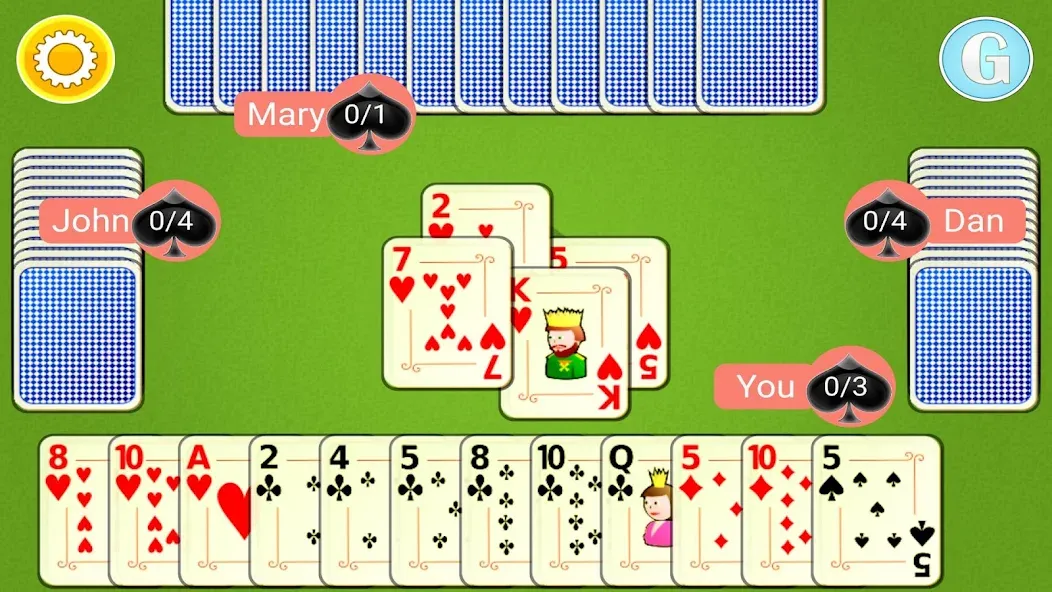 Spades Mobile [МОД: Все открыто, Дополнительные деньги и Меню MOD] Screenshot 3