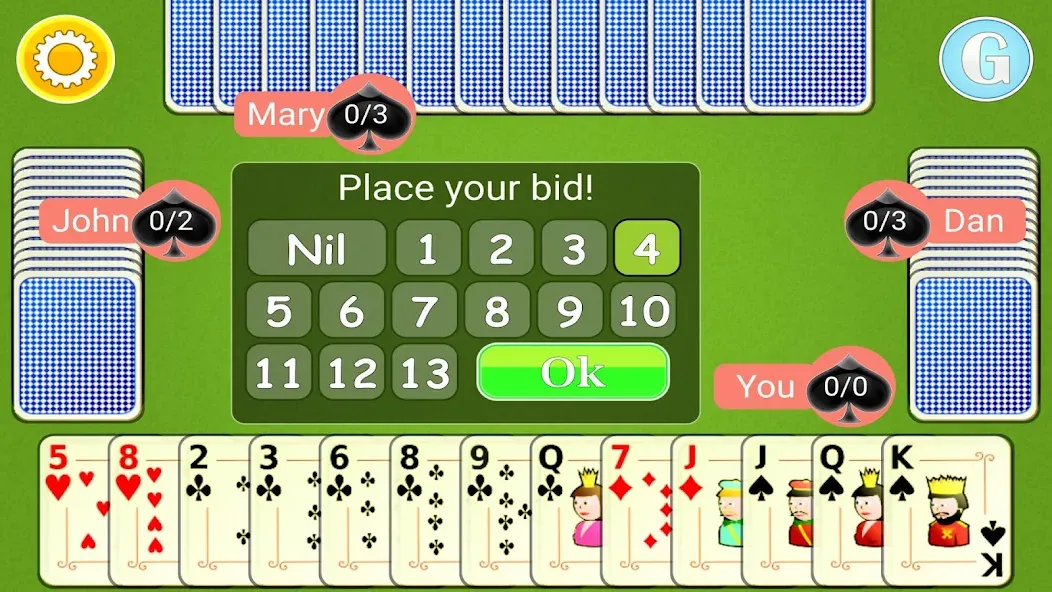 Spades Mobile [МОД: Все открыто, Дополнительные деньги и Меню MOD] Screenshot 4