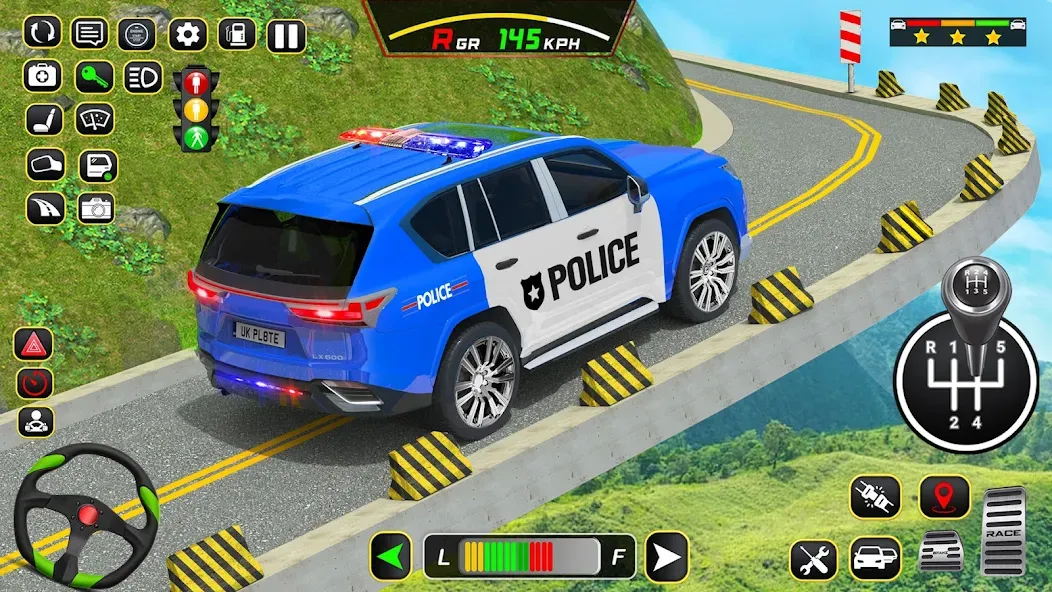 Police Car Driving School Game (Полицейская школа вождения автомобилей) [МОД: Много денег, Монет и Все открыто] Screenshot 3