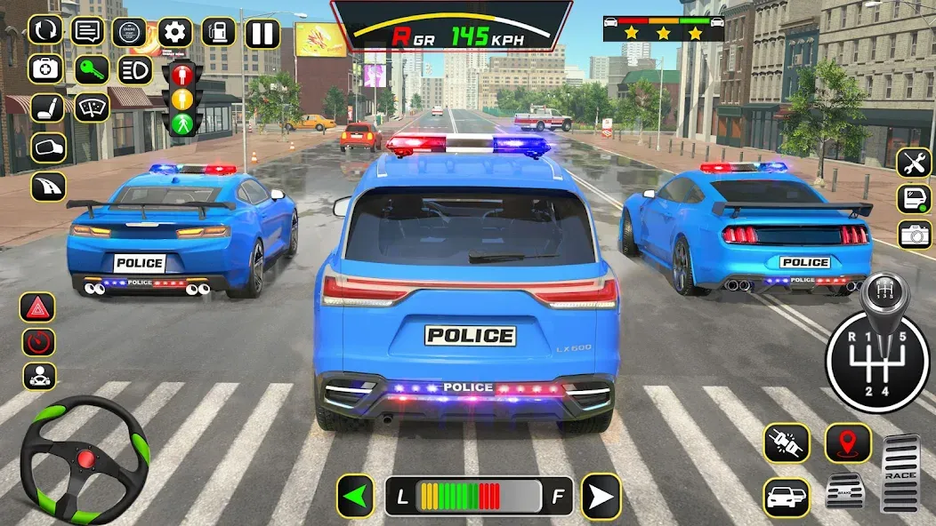 Police Car Driving School Game (Полицейская школа вождения автомобилей) [МОД: Много денег, Монет и Все открыто] Screenshot 4