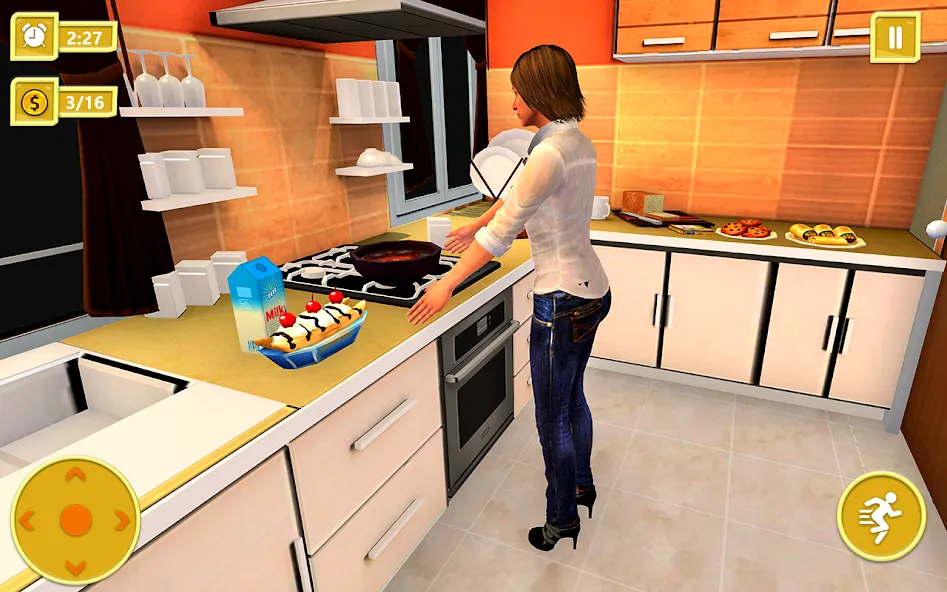 Virtual Mother Life: Dream Mom (Мама Лайф) [МОД: Меню, Бесконечные монеты и Открытые уровни] Screenshot 5