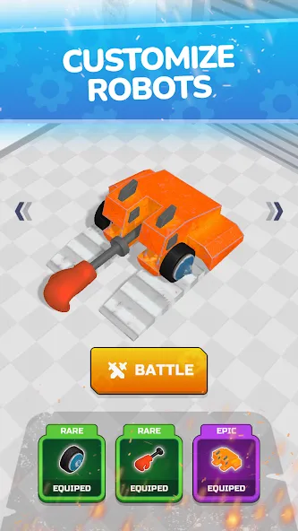 Scrap Robot Fighting (Скрап Робот Файтинг) [МОД: Много монет, Открытые уровни и Мега MOD] Screenshot 1