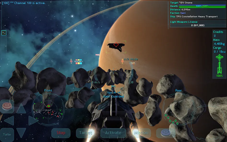 Vendetta Online (3D Space MMO) (Вендетта Онлайн) [МОД: Деньги, Монеты и Меню MOD] Screenshot 3
