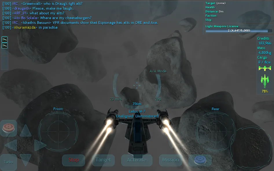 Vendetta Online (3D Space MMO) (Вендетта Онлайн) [МОД: Деньги, Монеты и Меню MOD] Screenshot 5