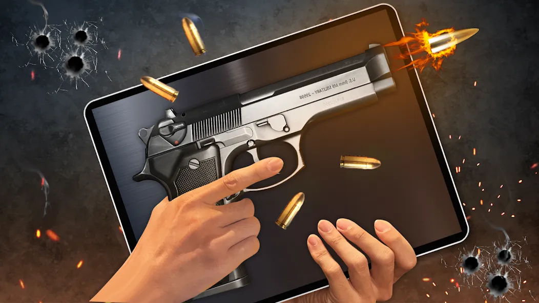 Gun Simulator 3D & Time Bomb [МОД: Деньги, Монеты и Меню MOD] Screenshot 1