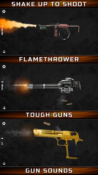 Gun Simulator : Tough Guns [МОД: Деньги, Монеты и Меню MOD] Screenshot 1