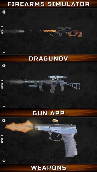 Gun Simulator : Tough Guns [МОД: Деньги, Монеты и Меню MOD] Screenshot 4