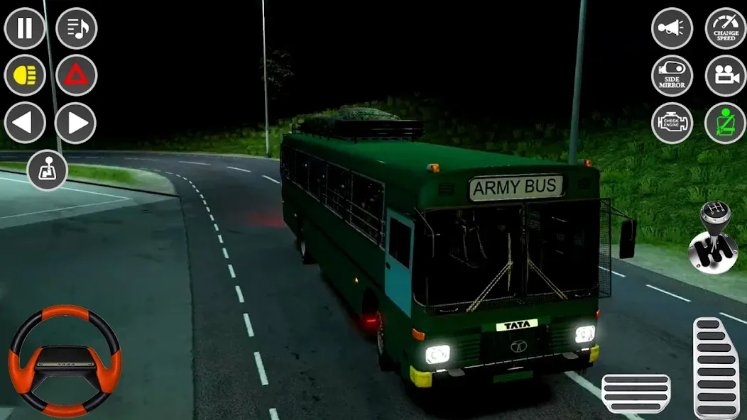 US Military Coach Simulator 3D [МОД: Все открыто, Дополнительные деньги и Меню MOD] Screenshot 5