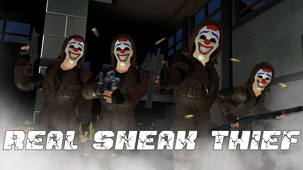 Real Sneak Thief Simulator 3D [МОД: Меню, Бесконечные монеты и Открытые уровни] Screenshot 4