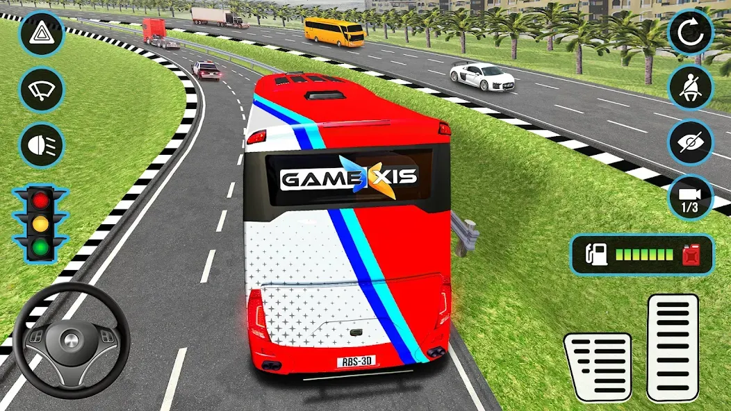 Real Bus Simulator: WW BusTour (Риал Бас Симулятор) [МОД: Много монет, Открытые уровни и Мега MOD] Screenshot 1