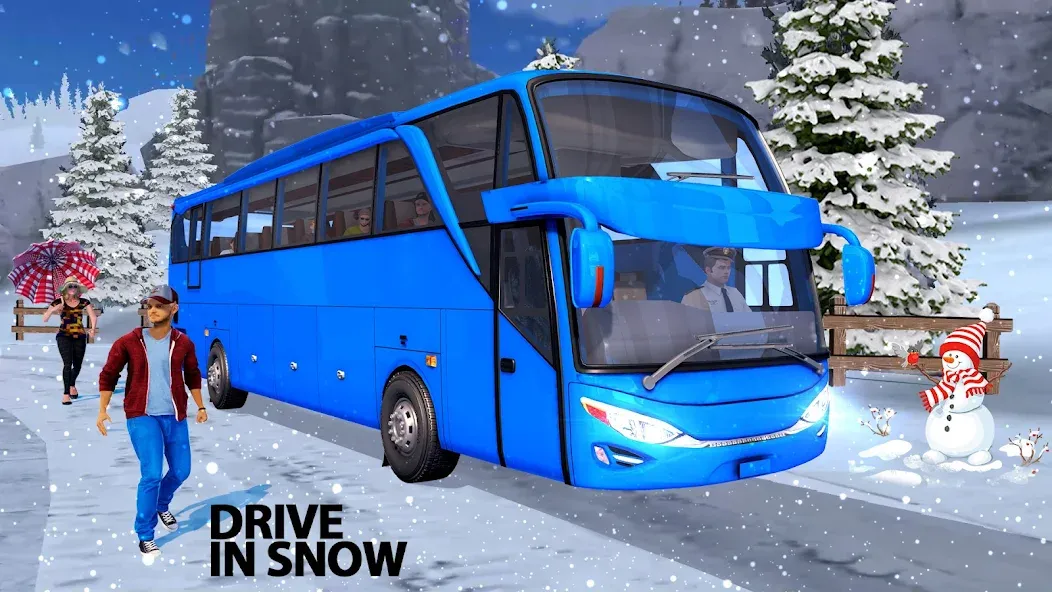 Modern Bus Simulator: Bus Game [МОД: Все открыто, Дополнительные деньги и Меню MOD] Screenshot 2