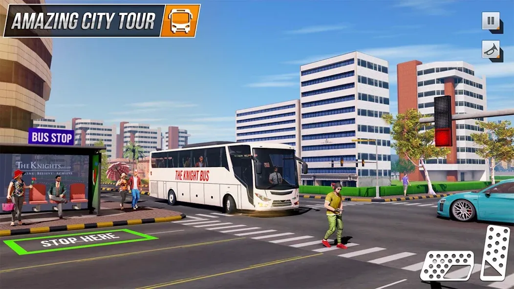 Modern Bus Simulator: Bus Game [МОД: Все открыто, Дополнительные деньги и Меню MOD] Screenshot 3