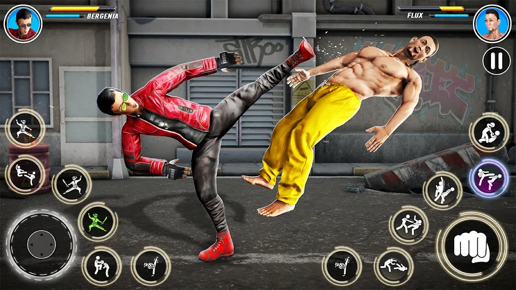 Kung Fu karate: Fighting Games [МОД: Бесконечные деньги, Монеты и Мега MOD] Screenshot 1