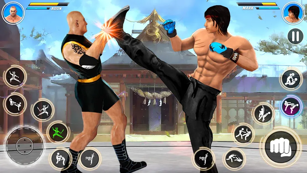 Kung Fu karate: Fighting Games [МОД: Бесконечные деньги, Монеты и Мега MOD] Screenshot 3