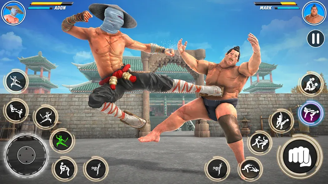 Kung Fu karate: Fighting Games [МОД: Бесконечные деньги, Монеты и Мега MOD] Screenshot 4