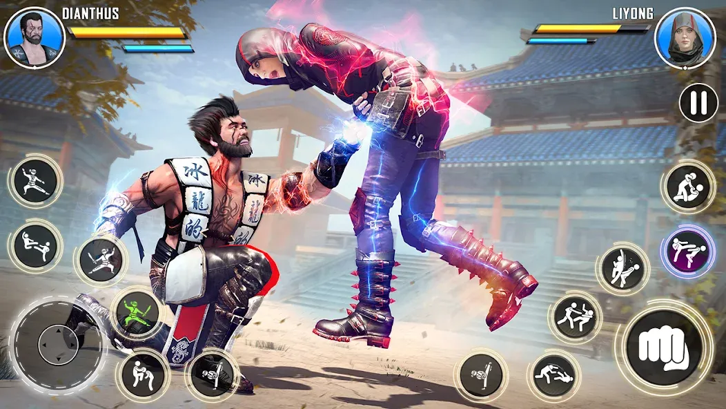 Kung Fu karate: Fighting Games [МОД: Бесконечные деньги, Монеты и Мега MOD] Screenshot 5