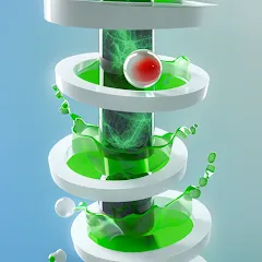 Скачать Helix Jump (Хеликс Джамп) [МОД: Меню, Бесконечные монеты и Открытые уровни] | Взлом Helix Jump на Андроид