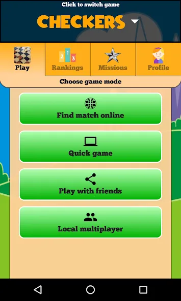 Checkers Online - Duel friends (Чеккерс Онлайн) [МОД: Много денег, Монет и Все открыто] Screenshot 3