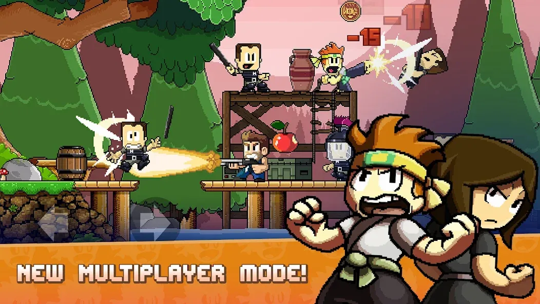 Dan the Man: Action Platformer (Дэн зе Мэн) [МОД: Все открыто, Дополнительные деньги и Меню MOD] Screenshot 4