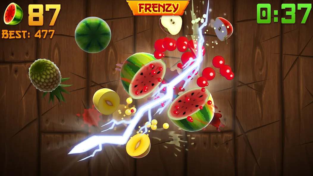 Fruit Ninja® (Фрут Ниндзя) [МОД: Много денег, Монет и Все открыто] Screenshot 1