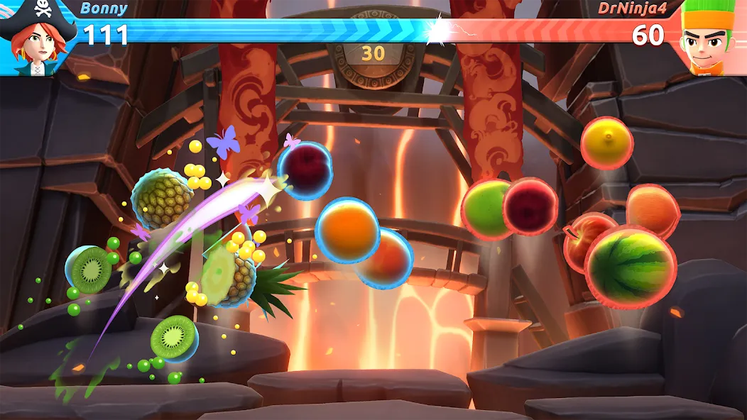 Fruit Ninja 2 Fun Action Games (Фрут Ниндзя 2) [МОД: Меню, Бесконечные монеты и Открытые уровни] Screenshot 2