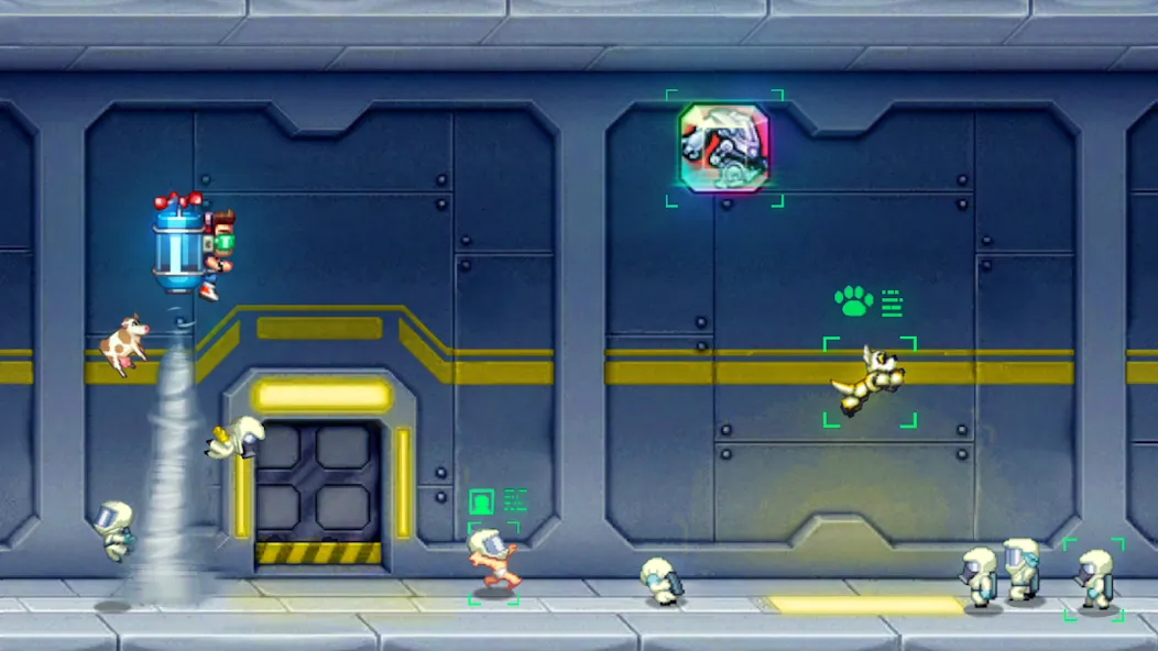 Jetpack Joyride (Джетпак Джойрайд) [МОД: Много монет, Открытые уровни и Мега MOD] Screenshot 3