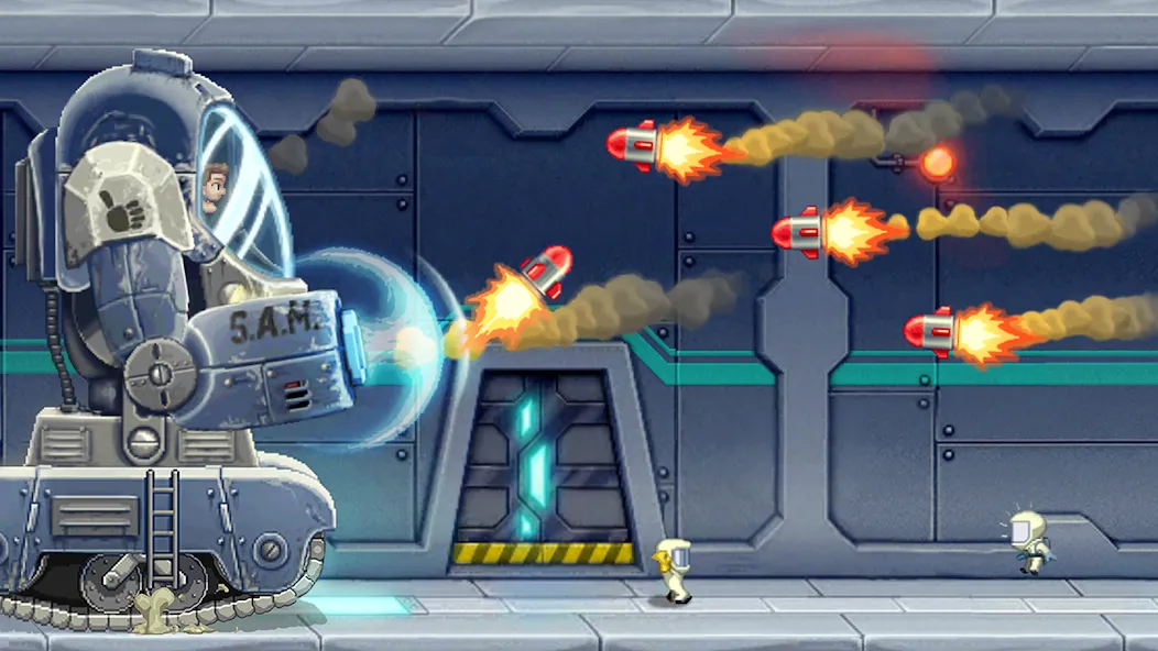 Jetpack Joyride (Джетпак Джойрайд) [МОД: Много монет, Открытые уровни и Мега MOD] Screenshot 4