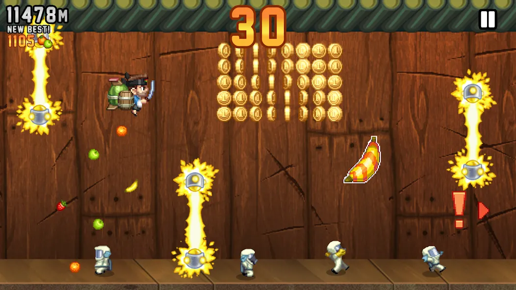 Jetpack Joyride (Джетпак Джойрайд) [МОД: Много монет, Открытые уровни и Мега MOD] Screenshot 5