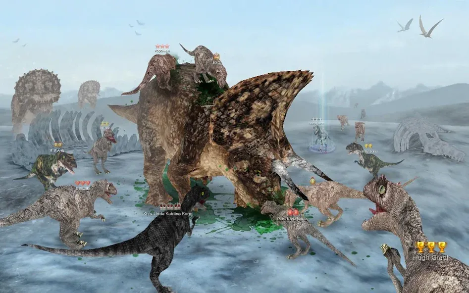 Dinos Online (Динос Онлайн) [МОД: Все открыто, Дополнительные деньги и Меню MOD] Screenshot 4