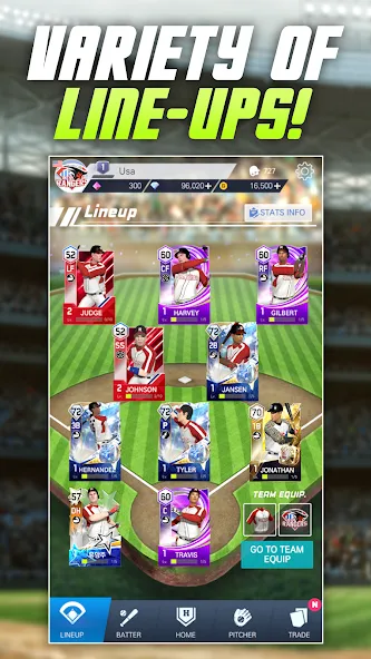Baseball Play: Real-time PVP (Бейсбольная игра) [МОД: Бесконечные деньги, Монеты и Мега MOD] Screenshot 4