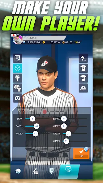 HOB Homerun Battle (Гомерун Баттл) [МОД: Бесконечные деньги, Монеты и Мега MOD] Screenshot 2