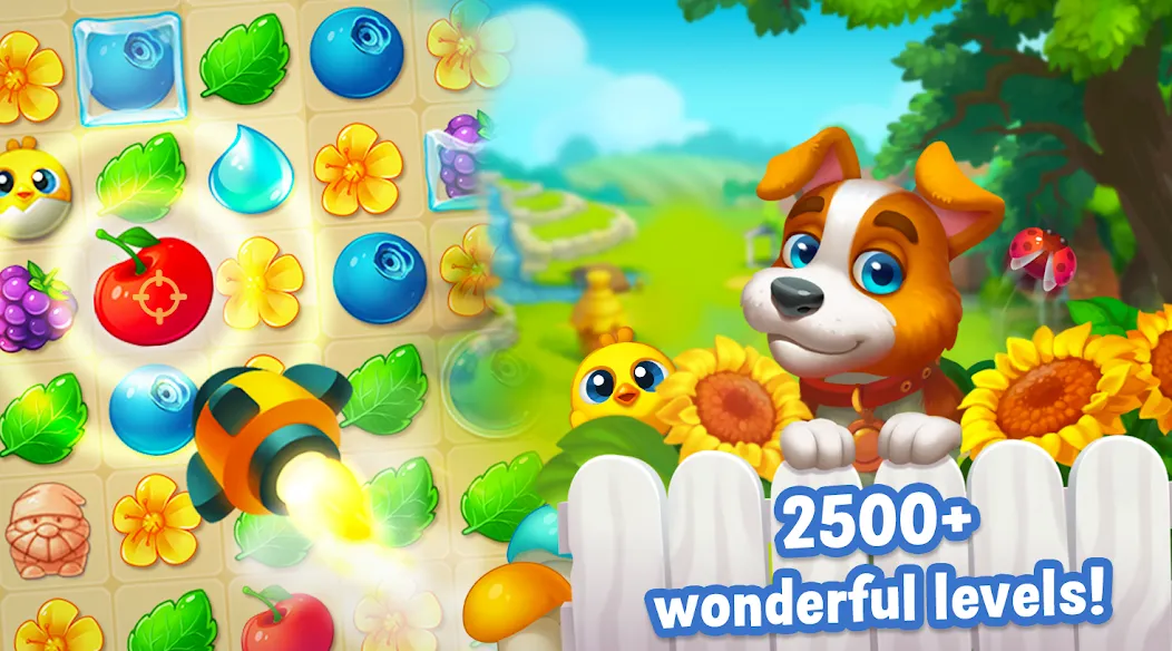 Ranch Adventures: Amazing Matc [МОД: Меню, Бесконечные монеты и Открытые уровни] Screenshot 3