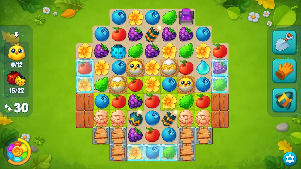 Ranch Adventures: Amazing Matc [МОД: Меню, Бесконечные монеты и Открытые уровни] Screenshot 5