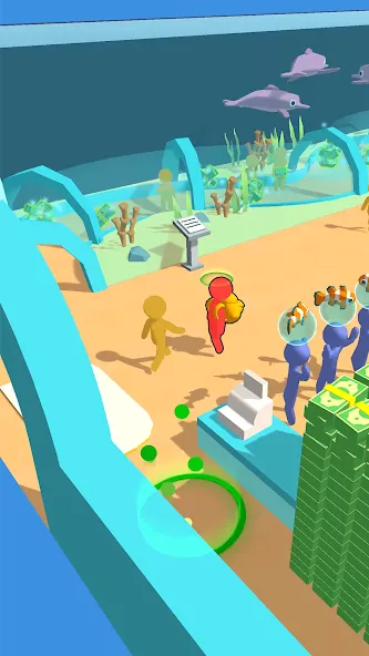 Aquarium Land - Fishbowl World (Аквариум Лэнд) [МОД: Много денег, Монет и Все открыто] Screenshot 1